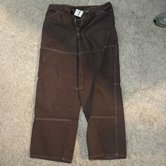 Brown Cargo Pants - Picture 2 of 2